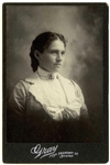 Annie Oakley Signed Cabinet Card -- Large 4.25'' x 6'' Card Signed on Her 59th Birthday